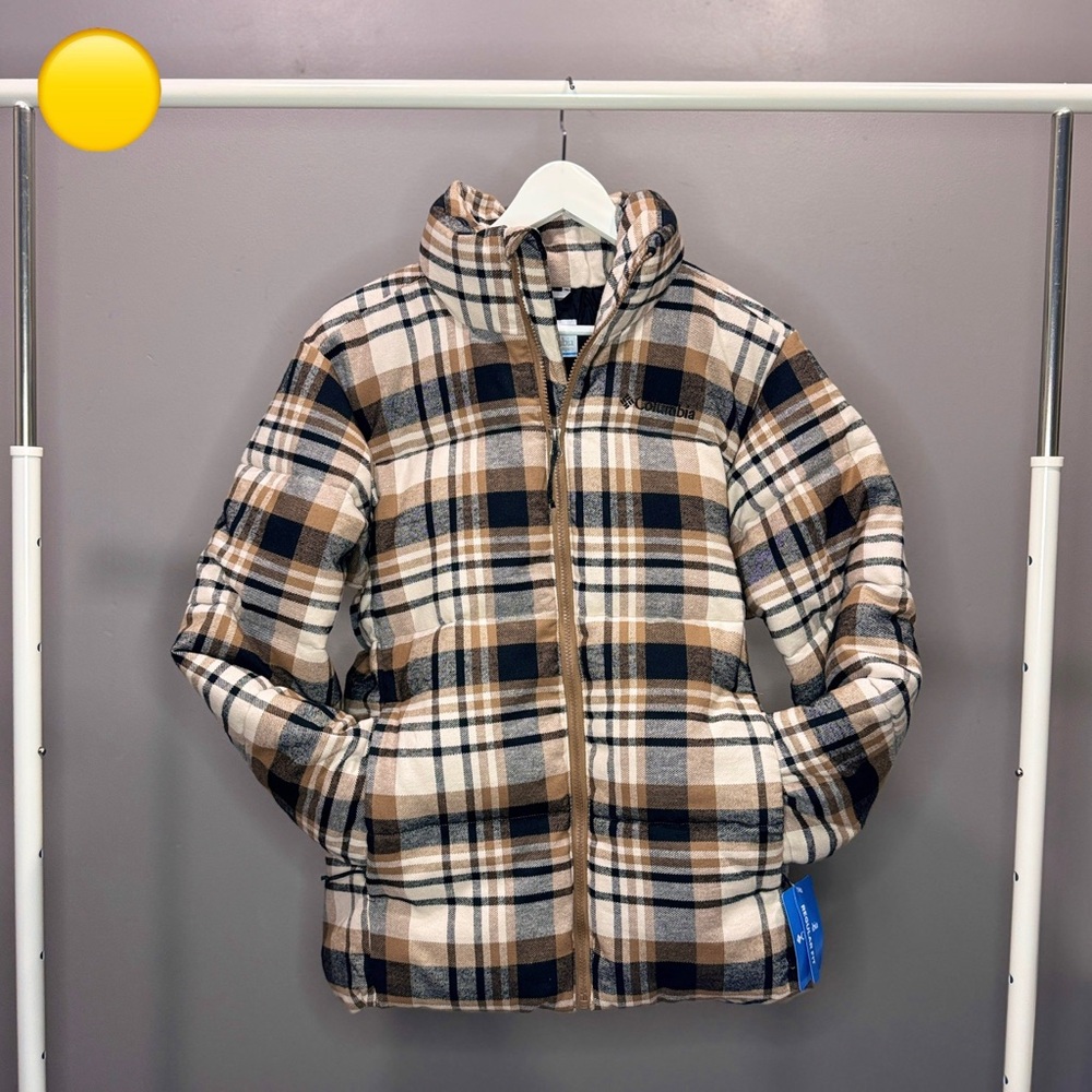 Plaid Jacket with Hood
